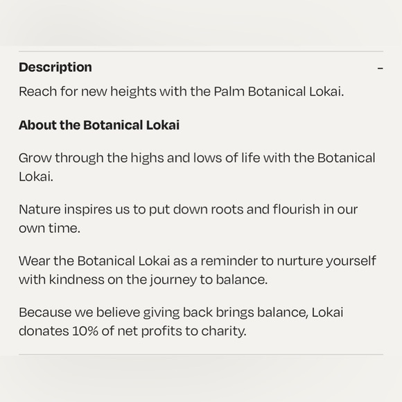 PALM BOTANICAL BRACELET ORIGINAL - Picture 7 of 9